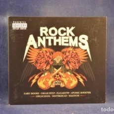CDs de Música: VARIOUS - ROCK ANTHEMS - 2 CD. Lote 312177558