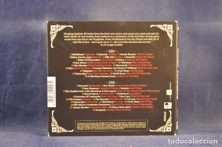 CDs de m&uacute;sica: VARIOUS - ROCK ANTHEMS - 2 CD - Foto 2