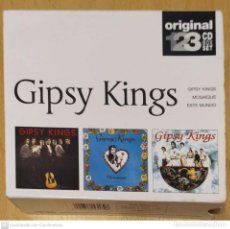 CDs de Música: GIPSY KINGS (GIPSY KINGS - MOSAIQUE - ESTE MUNDO) BOX 3 CD'S 1996. Lote 312212153