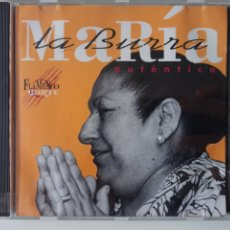 CDs de Música: MARÍA LA BURRA - AUTÉNTICA. Lote 312220243