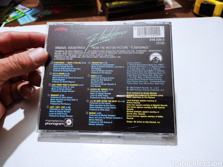 CDs de m&uacute;sica: CD banda sonora flashdance - Foto 3
