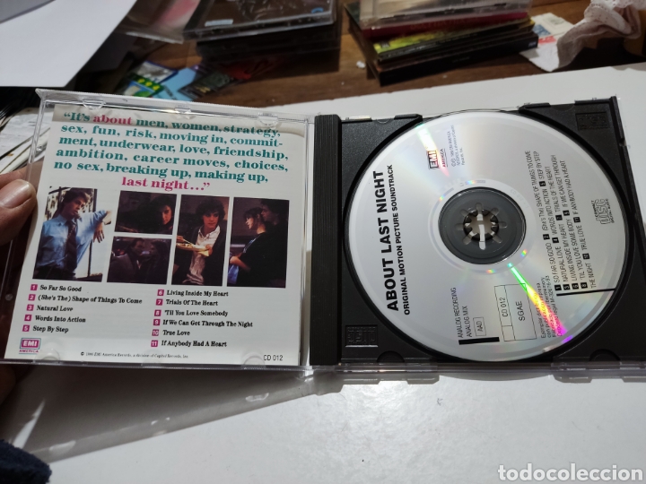 CDs de m&uacute;sica: CD banda sonora,about last night - Foto 2