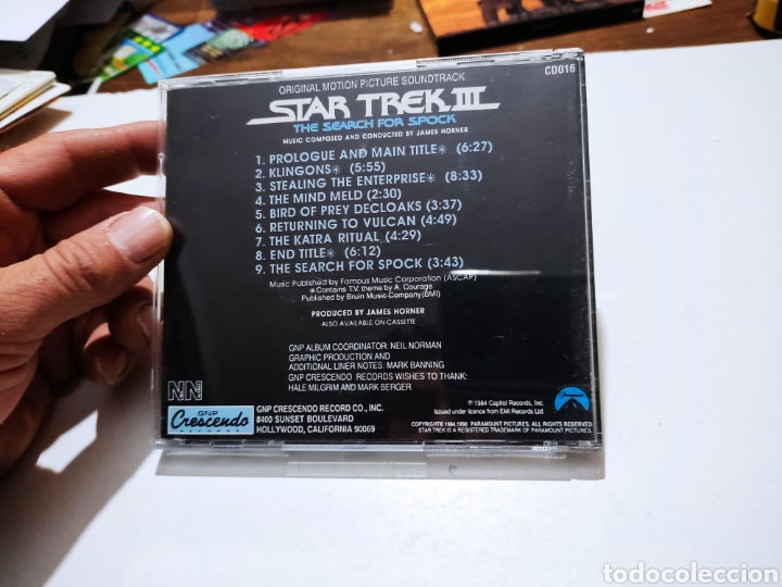 CDs de m&uacute;sica: CD Star Trek lll - Foto 4