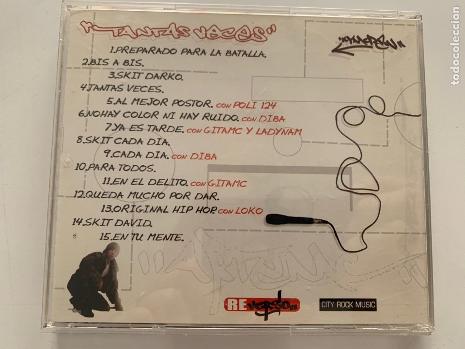 CDs de m&uacute;sica: Cd mad arte mc tantas veces - Foto 3