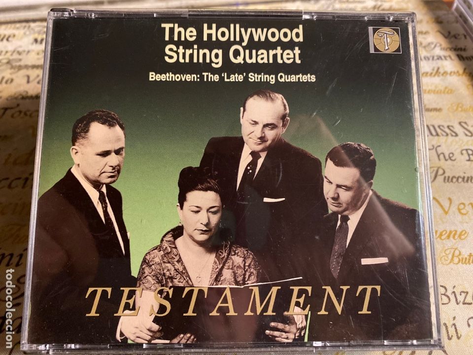 CDs de m&uacute;sica: Beethoven - The Hollywood String Quartet - The &rdquo;Late&rdquo; Quartets (3xCD) (Testament) - Foto 1