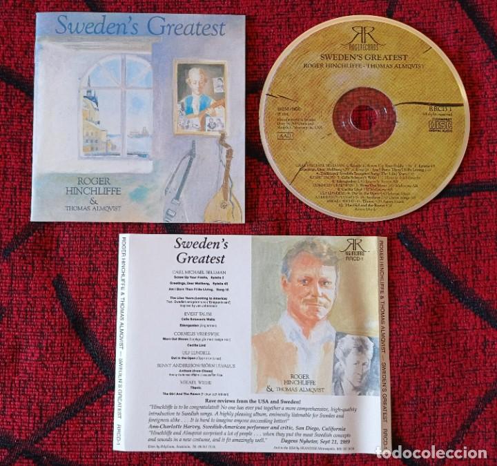 CDs de m&uacute;sica: ROGER HINCHLIFFE THOMAS ALMQVIST ** Sweden's Greatest ** CD ORIGINAL 1990 USA