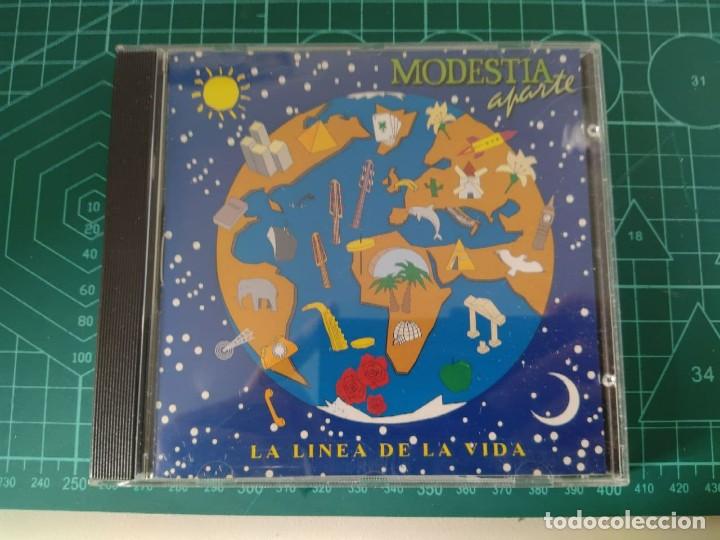 CDs de m&uacute;sica: CD - MODESTIA APARTE &rdquo;LA LINEA DE LA VIDA&rdquo; 1992 - Foto 1