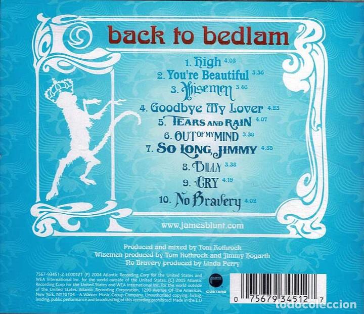 CDs de m&uacute;sica: James Blunt - Back To Bedlam. CD - Foto 2