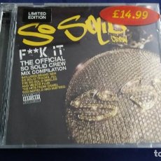 CDs de Música: DOBLE CD SO SOLID CREW. F**K IT. THE OFFICIAL SO SOLID CREW MIX COMPILATION. Lote 312617008