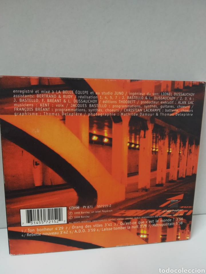 CDs de m&uacute;sica: CD M&Eacute;TROPOLITAIN. KENT - Foto 2