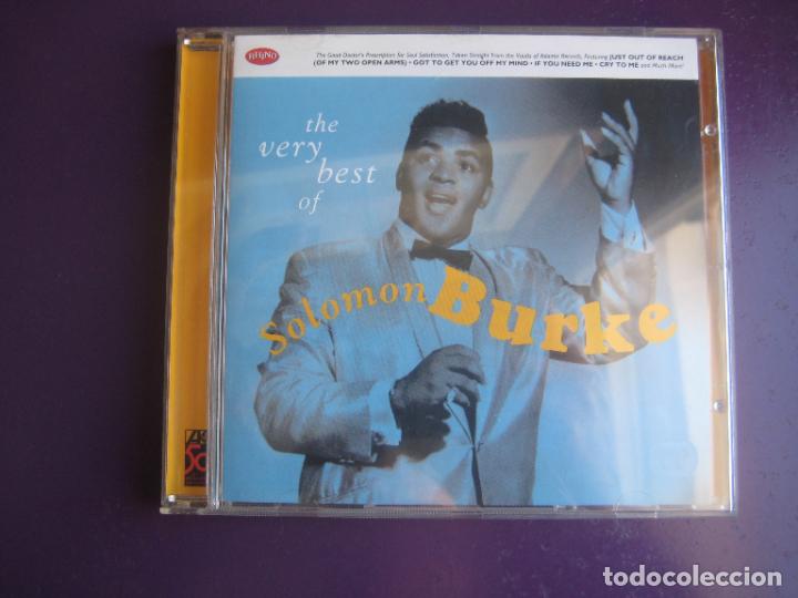 Music CDs: The Very Best Of Solomon Burke - CD RHINO 1998 - SOUL CLASICO 60'S - 16 TEMAS + LIBRETO