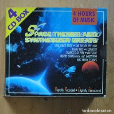 CDs de Música: VARIOS - SPACE THEMES AND SYNTHESIZER GREATS - 4 CD. Lote 312673293