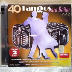 CDs de Música: CD DOBLE 40 TANGOS PARA BAILAR VOLUMEN 2