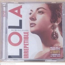 CDs de Música: LOLA FLORES (IRREPETIBLE - DIEZ AÑOS EN EL RECUERDO) 2 CD'S 2005 - MANOLO CARACOL. Lote 312720553