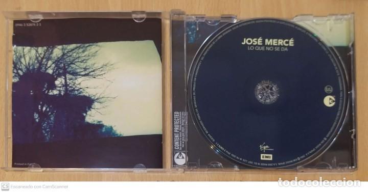 CDs de m&uacute;sica: JOSE MERCE (LO QUE NO SE DA) CD 2006 - Foto 3