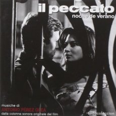 CDs de Música: IL PECCATO (NOCHE DE VERANO) / ANTONIO PÉREZ OLEA CD BSO - QUARTET. Lote 312843938