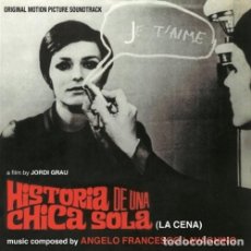 CDs de Música: HISTORIA DE UNA CHICA SOLA (LA CENA) / ANGELO FRANCESCO LAVAGNINO CD BSO - QUARTET. Lote 312845038