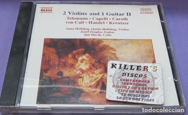 Music CDs: 2 Violins and 1 Guitar II - Telemann / Carulli von Call / Capelli - CD Naxos