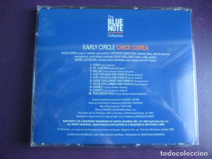 CDs de m&uacute;sica: Chick Corea &lrm;&ndash; Early Circle - CD BLUE NOTE COLLECTION 1998 - JAZZ VANGUARDIA - Foto 2