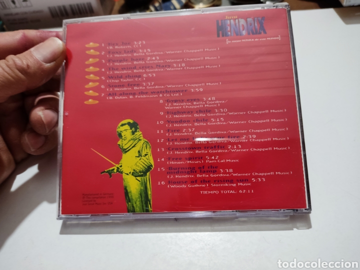 CDs de m&uacute;sica: Jimi Hendrix,grandes &eacute;xitos - Foto 4