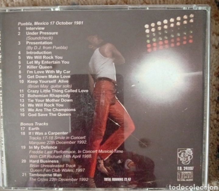 CDs de m&uacute;sica: QUEEN LIVE MEXICO 81 - Foto 2