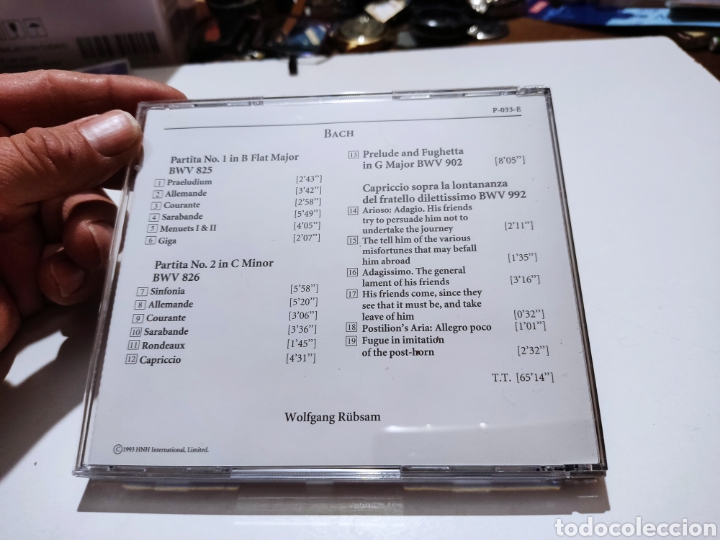 CDs de m&uacute;sica: CD piano classics Bach - Foto 4