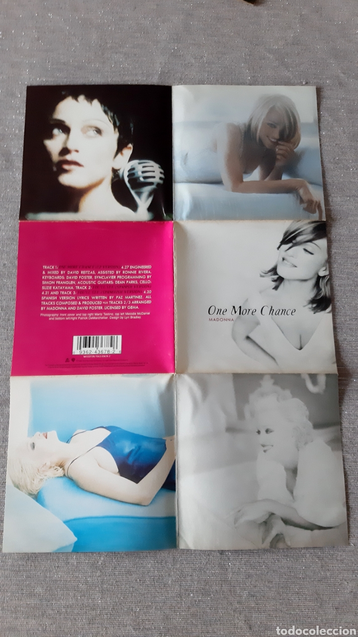 CDs de m&uacute;sica: CD SINGLE &rdquo;ONE MORE CHANCE&rdquo; MADONNA - Foto 4