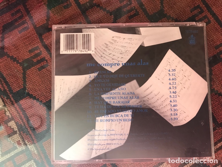 CDs de m&uacute;sica: Juan Pardo. Me compr&eacute; unas alas. - Foto 3