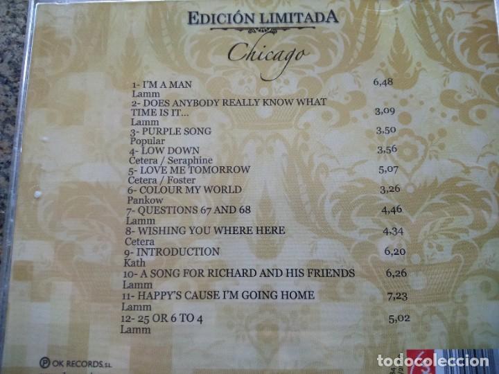 CDs de m&uacute;sica: CD -- GOLD SERIES -- CHICAGO -- 12 TEMAS -- - Foto 2