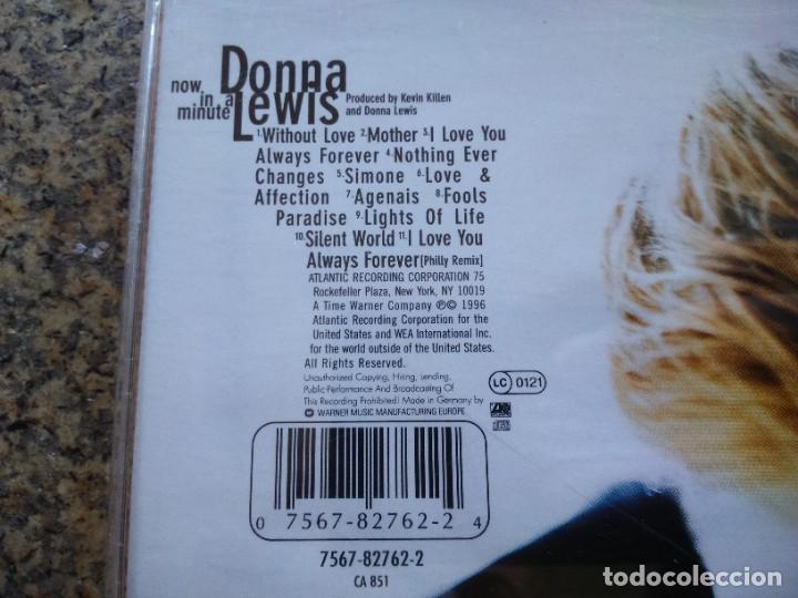 CDs de m&uacute;sica: CD -- DONNA LEWIS - NOW IN A MINUTE - - Foto 2
