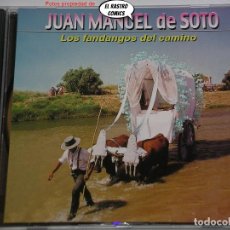 CDs de Música: JUAN MANUEL DE SOTO, LOS FANDANGOS DEL CAMINO, CD MERCURIO, 2001, EXCELENTE ESTADO, MUY DIFÍCIL. Lote 313399423