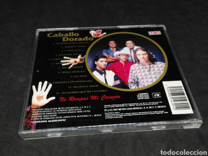 caballo dorado - no rompas mi corazón - cd - 19 - Compra venta en  todocoleccion