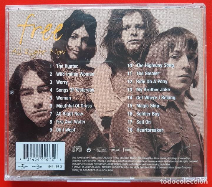 CDs de m&uacute;sica: FREE - ALL RIGHT NOW CD - Foto 2