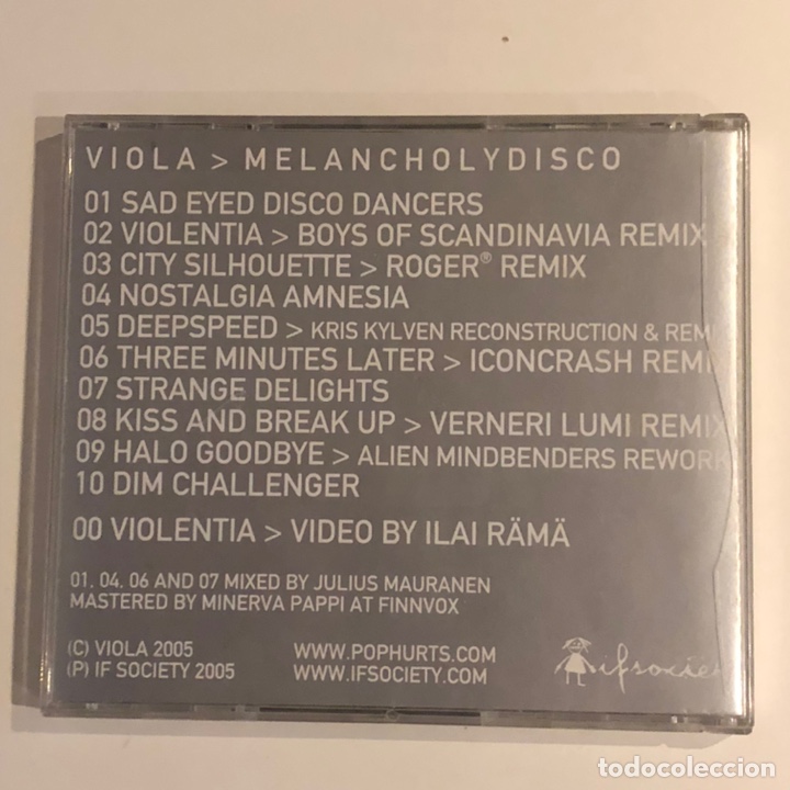 CDs de m&uacute;sica: Viola - Melacholydisco - CD - Foto 1