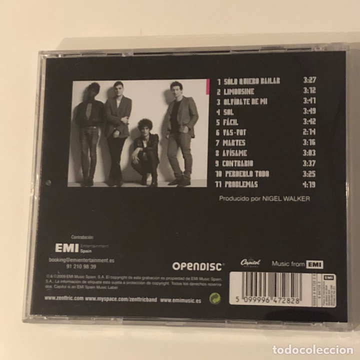 CDs de m&uacute;sica: Zenttric - CD - Foto 2