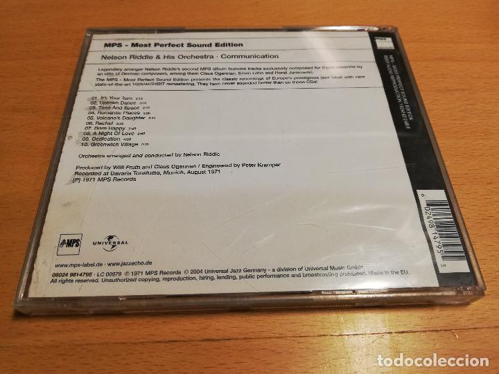 CDs de m&uacute;sica: COMMUNICATION. NELSON RIDDLE (CD) - Foto 3