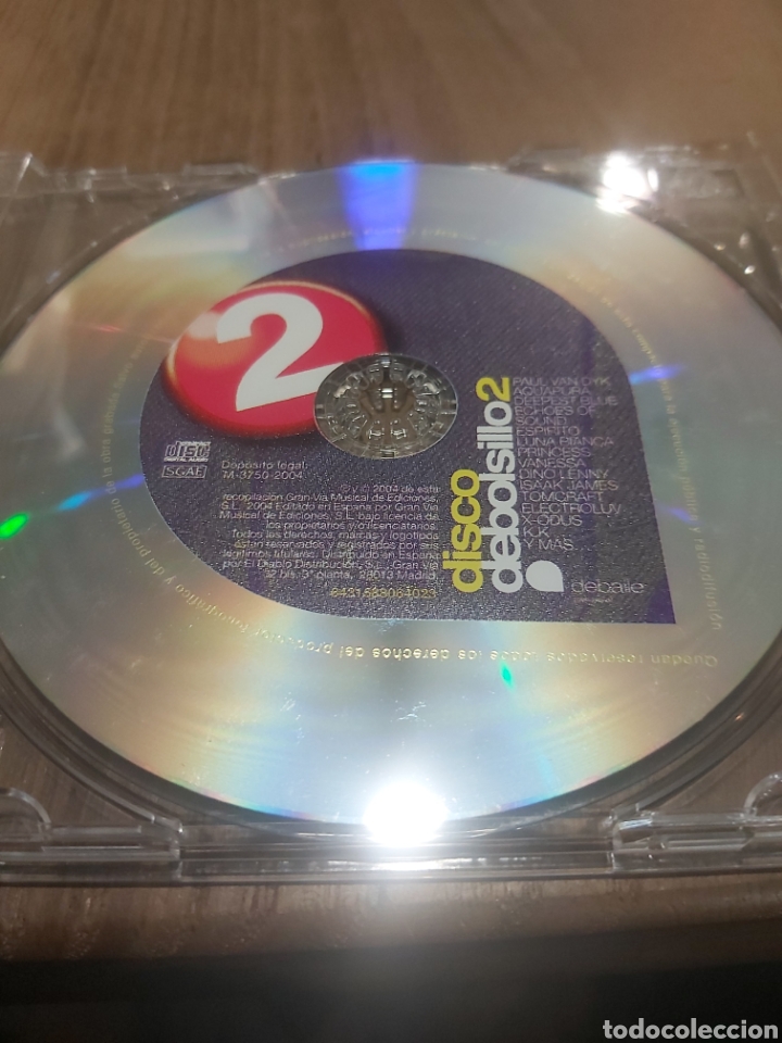 CDs de m&uacute;sica: CD DISCO de BOLSILLO DANCE 2 DE BAILE 2004 - Foto 3