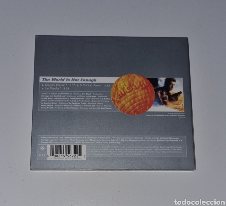 CDs de m&uacute;sica: GARBAGE / CD SINGLE / THE WORLD IS NOT ENOUGH - Foto 3