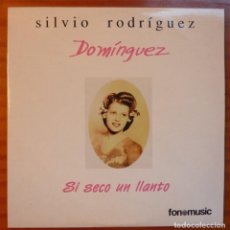 CDs de Música: SILVIO RODRIGUEZ / SI SECO UN LLANTO / 1996 / PROMO / SINGLE CD. Lote 313817228
