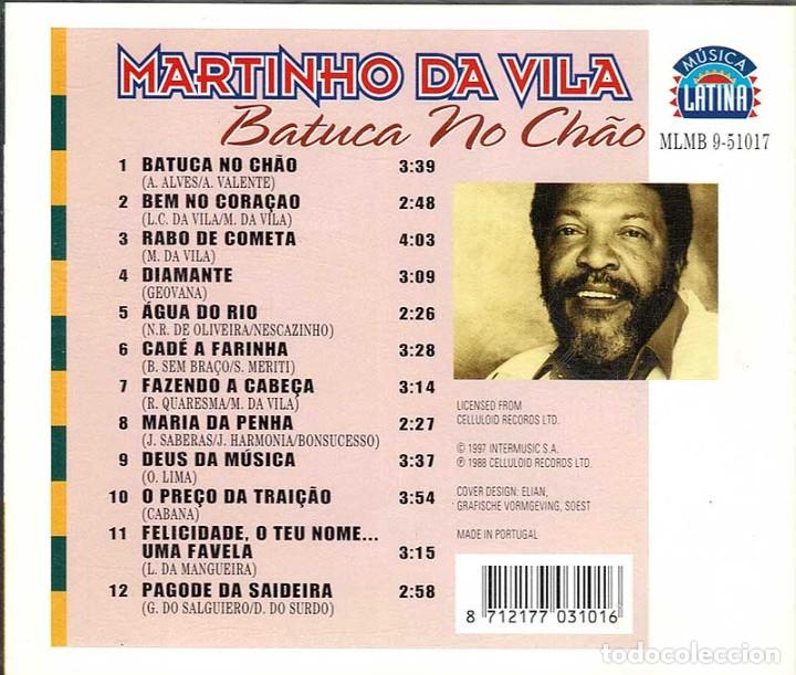 CDs de m&uacute;sica: Martinho Da Vila - Batuca No Ch&atilde;o. CD - Foto 2