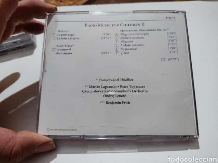 CDs de m&uacute;sica: CD piano classics, Debussy - Foto 4