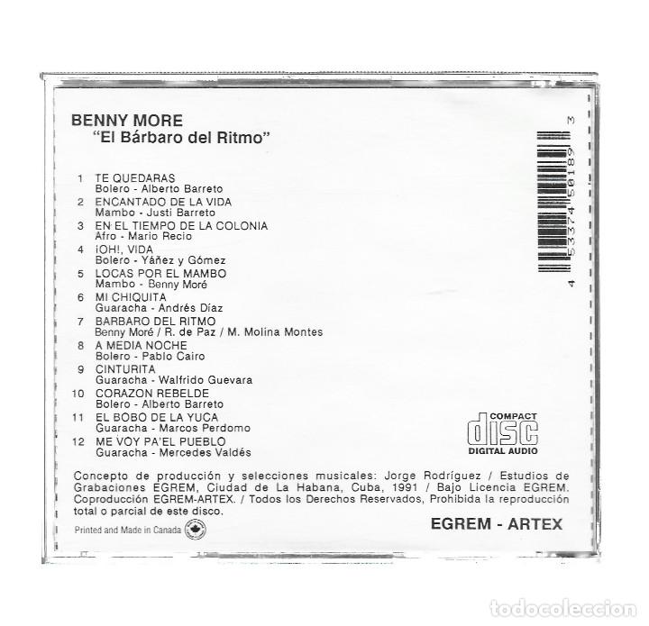 CDs de m&uacute;sica: BENNY MORE- EL BARBARO DEL RITMO - Foto 2