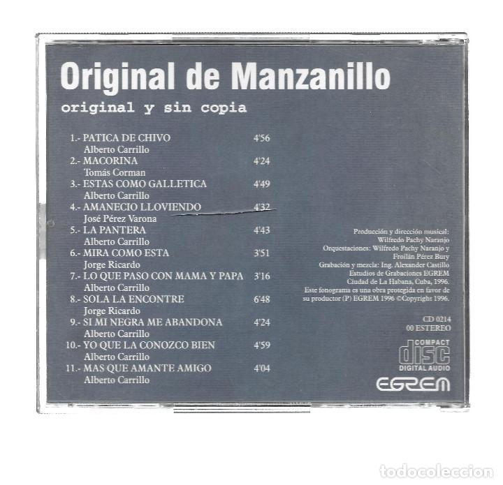 CDs de m&uacute;sica: ORIGINAL DE MANZANILLO - Foto 2