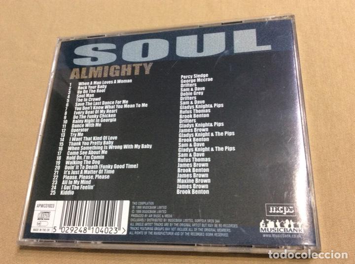CDs de m&uacute;sica: Varios. Soul Almighty. 1999. - Foto 2