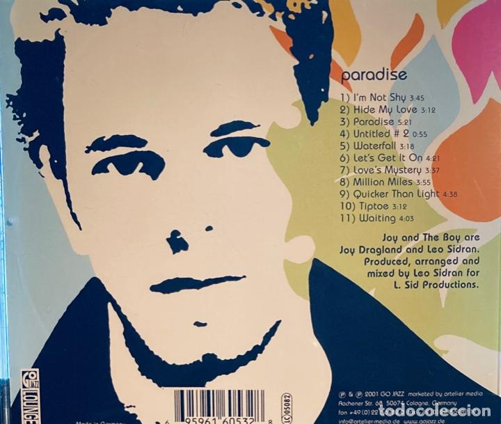 CDs de m&uacute;sica: JOY AND THE BOY. Paradise - Foto 2