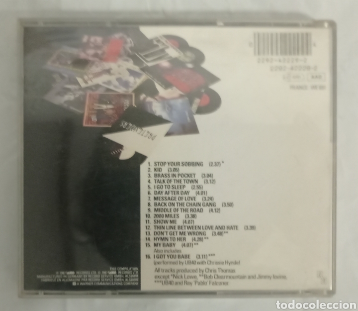 CDs de m&uacute;sica: PRETENDERS - The Singles - Foto 3