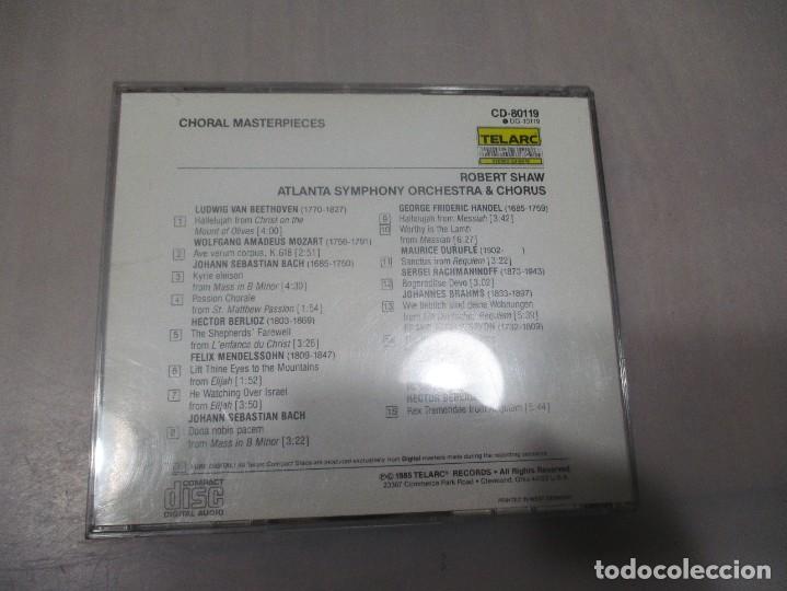 CDs de m&uacute;sica: CHORAL MASTERPIECES DI2316 - Foto 2
