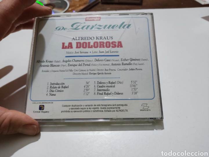 CDs de m&uacute;sica: CD Alfredo kraus la dolorosa - Foto 4