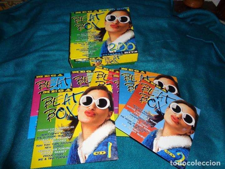 CDs de Musique: MEGA BEAT BOX. 200 ORIGINAL HITS. CAJA CON 10 CD&acute;S. (#)