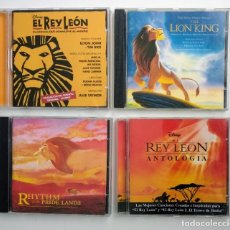 CDs de Música: CD LOTE DISNEY - EL REY LEÓN (1995 Y 1999) / THE LION KING (1994 Y 2011)